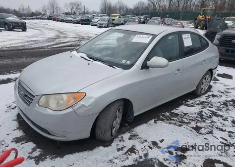 2007 Hyundai Elantra Gls/Limited/Se из США, поврежденный, VIN KMHDU46DX7U242817